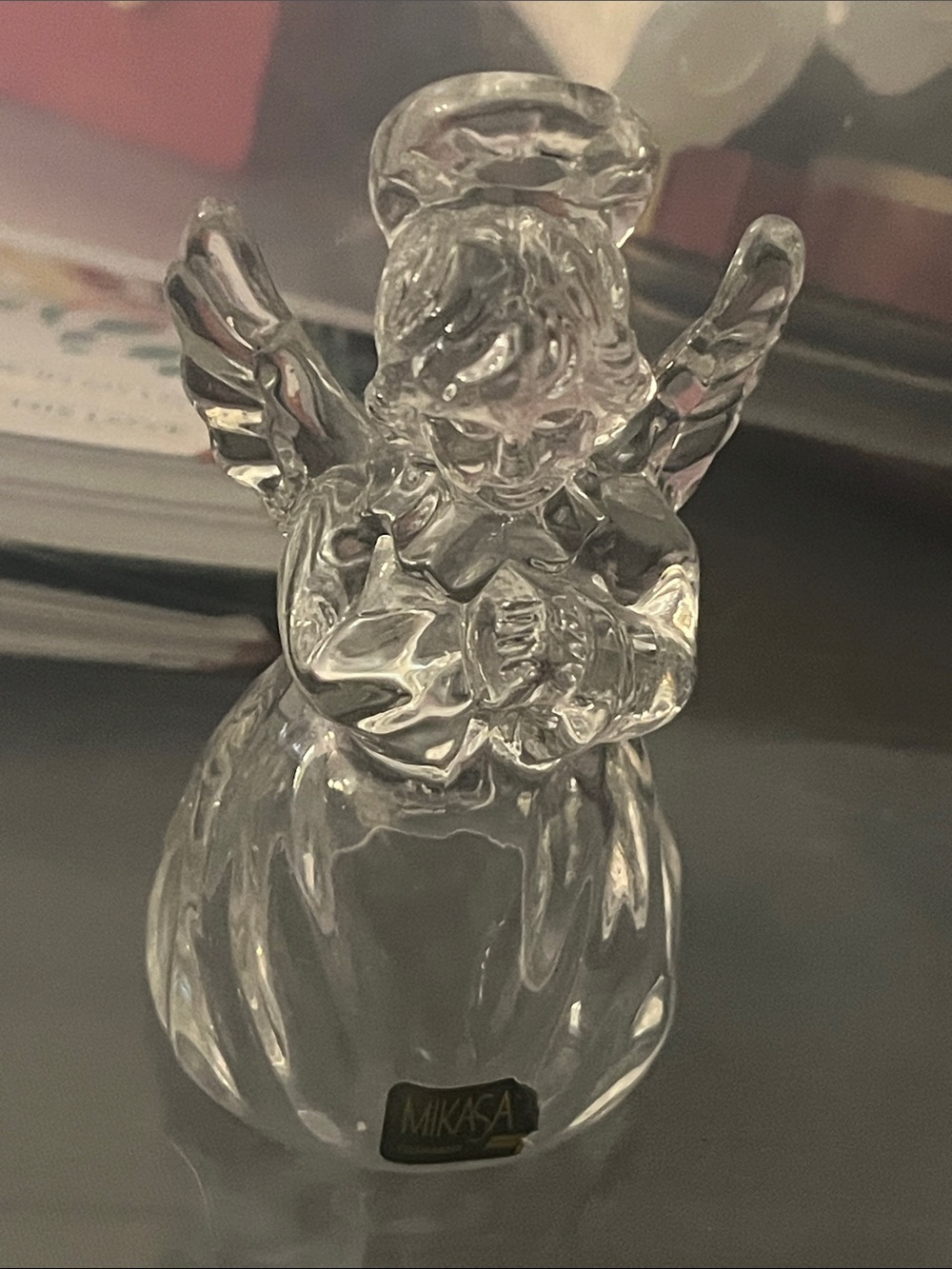 Mikasa Clear Crystal Angel Figurine - Clear Crystal Figurine